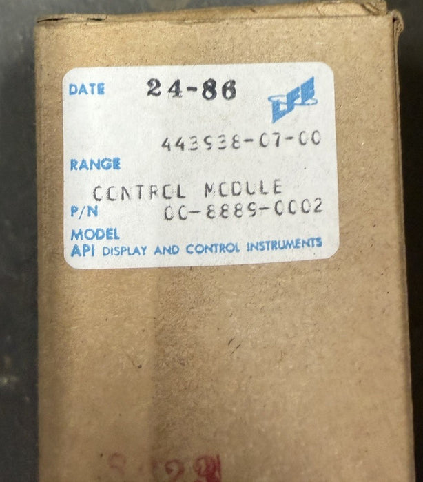 LFE METER RELAY CONTROL MODULE 5 AMP CONTACTS 8889-0003 120VAC
