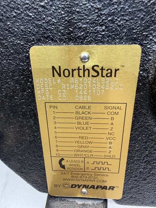 New Dynapar Northstar R61024LS2LC Digital Tachometer ENCODER RIM6201024S2LD