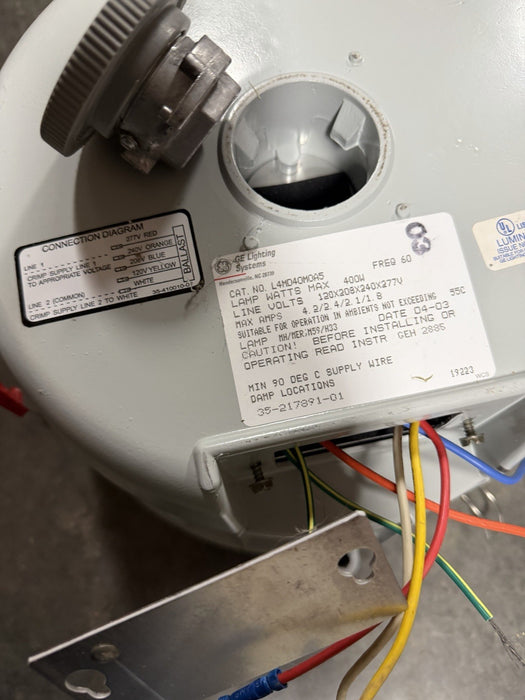 General Electric 400 Watt Ballast Lamp L4MD40M0A5 120/208/240/277 Line Volts
