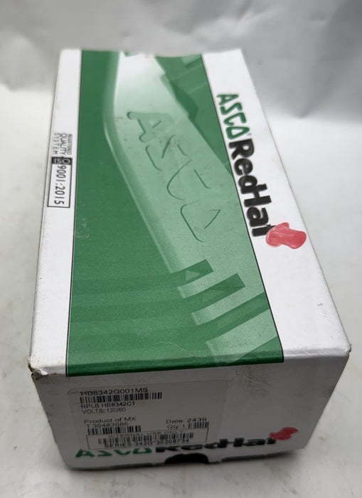 ASCO HB 8342G001MS 8342G Solenoid Valve Manual Operator 4 Way 120v 1/4” HB8342