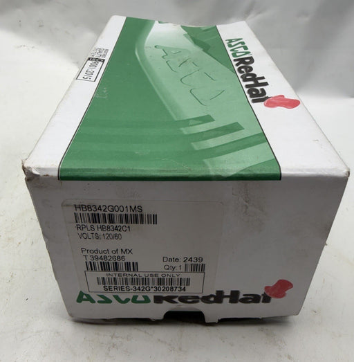 ASCO HB 8342G001MS 8342G Solenoid Valve Manual Operator 4 Way 120v 1/4” HB8342
