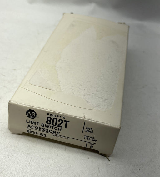 NEW ALLEN BRADLEY 802T-W3 LIMIT SWITCH ACCESSORY WAND OPER LEVER 1/8