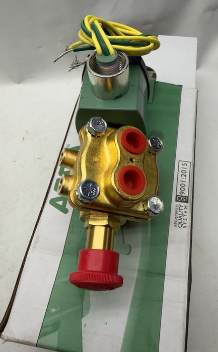 ASCO HB 8342G001MS 8342G Solenoid Valve Manual Operator 4 Way 120v 1/4” HB8342