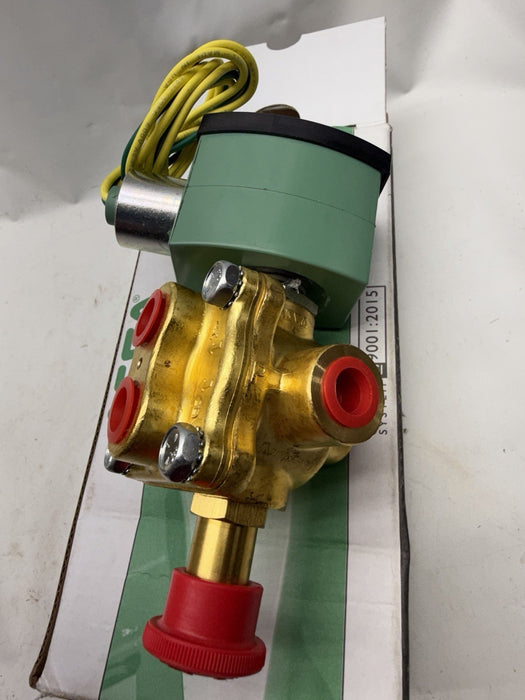 ASCO HB 8342G001MS 8342G Solenoid Valve Manual Operator 4 Way 120v 1/4” HB8342
