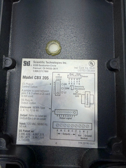 Scientific Technologies Cbx205 LONG RANGE Amplifier  STI CBX 205 IN ENCLOSURE