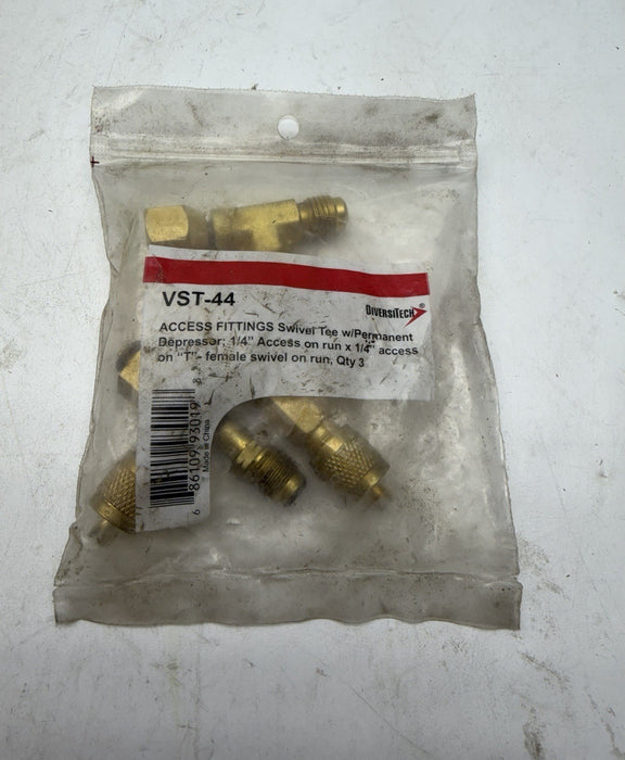 Read Low Pressure Access Tee 1/4"  VST-44 Installation LP Shutoff Switch Brass