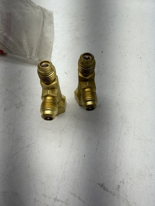 Read Low Pressure Access Tee 1/4"  VST-44 Installation LP Shutoff Switch Brass