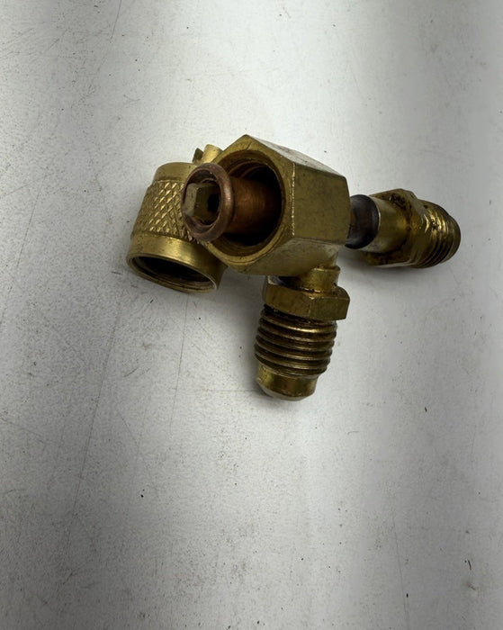 Read Low Pressure Access Tee 1/4"  VST-44 Installation LP Shutoff Switch Brass