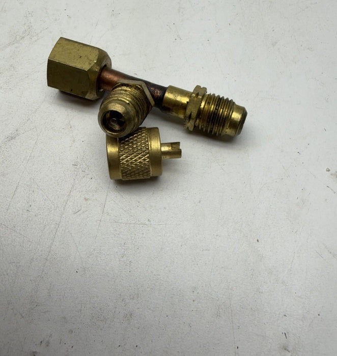 Read Low Pressure Access Tee 1/4"  VST-44 Installation LP Shutoff Switch Brass