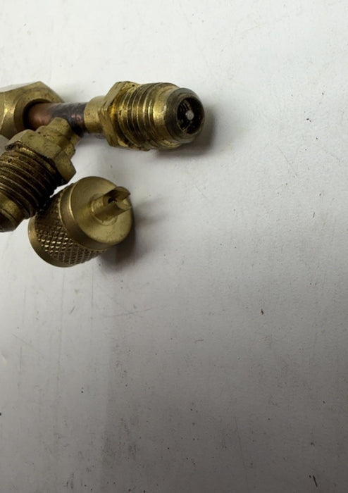 Read Low Pressure Access Tee 1/4"  VST-44 Installation LP Shutoff Switch Brass