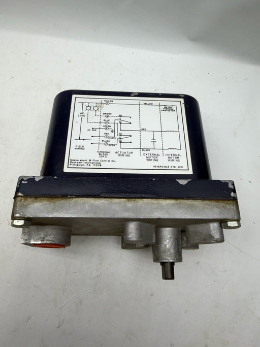 RAMCON 8CR-4 115V 0.6A 5.2 rpm 80 lb.in ROCKWELL VALVE ACUATOR ELECTROMATIC