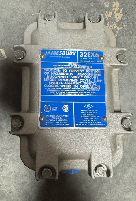 NEW NELES-Jamesbury 32EX6 Snap Limit Switch 15 Amps 1/3HP EXPLOSION PROOF