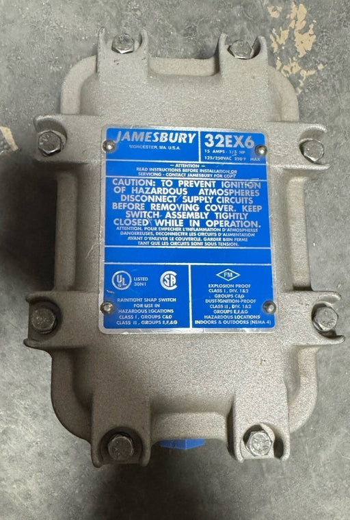 NEW NELES-Jamesbury 32EX6 Snap Limit Switch 15 Amps 1/3HP EXPLOSION PROOF