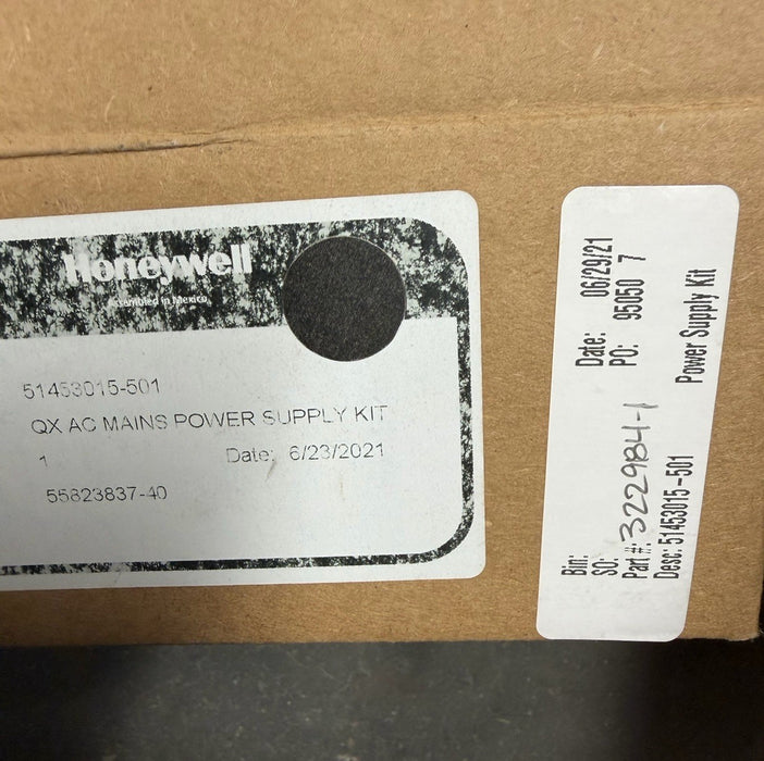 SEALED 51453015-501 HONEYWELL QX AC MAINS POWER SUPPLY KIT QX V6 MINI TREND
