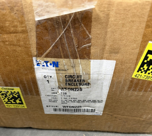 NEW WFDN225 Cutler Hammer 125-225A NEMA 4/4X/5 Stainless Steel Circuit Breaker