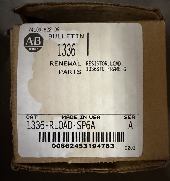 ALLEN BRADLEY 1336-RLOAD-SP6A / 1336RLOADSP6A NIB 1336 VFD 74100-822-06