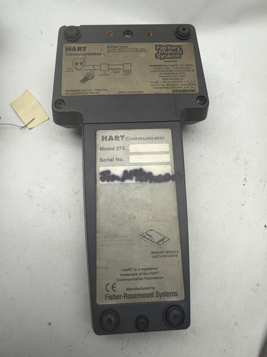 HART 275 Field Communicator Fisher Rosemount Made in USA Carry Case / Bag