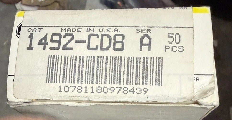 NEW OLD STOCK ALLEN BRADLEY 1492-CD8 TERMINAL BLOCK PACK OF 35