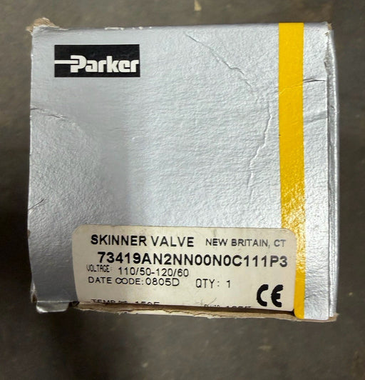 PARKER 73419AN2NN00N0C111P3 4-Way Solenoid Valve NEW IN BOX AIR VALVE