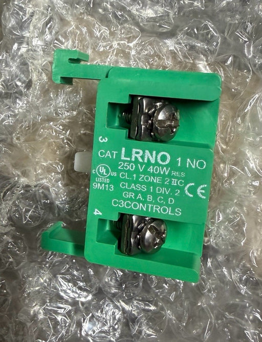 QTY 1 NEW  C3CONTROLS LRNO PUSH BUTTON CONTACT NO NORMALLY OPEN