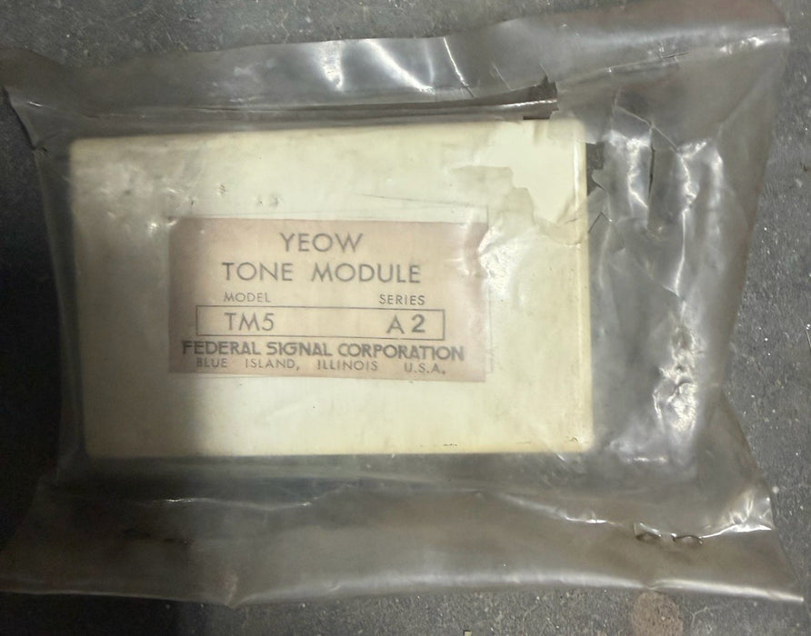 NEW Federal Signal Corporation TM5 SERIES A2 Yeow Tone Module