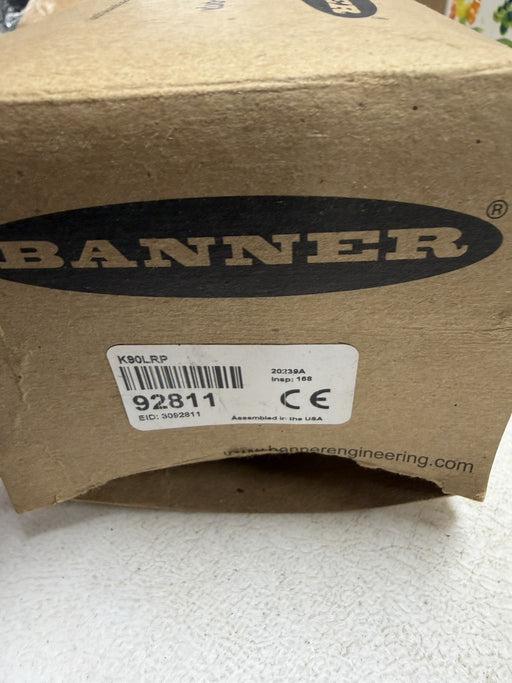 K90LRP Banner NEW In Box EZ-Light 90mm Red LED Dome Indicator Light 92811