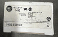 Allen-Bradley 1492-ED103 Terminal Block NEMA 3 Pole Pull-Apart White 14-#4 AWG