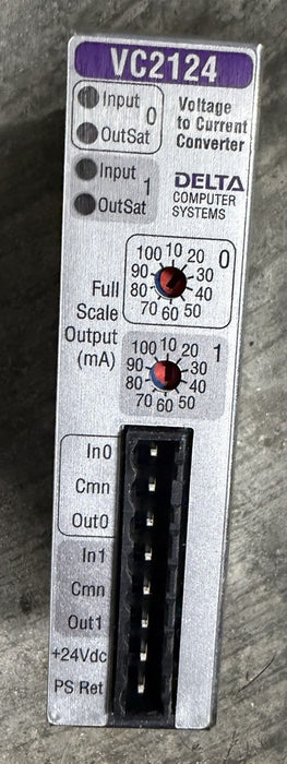 DELTA COMPUTER VC2124 / VC2124 NNB VOLTAGE TO CURRENT CONVERTER TRANSDUCER