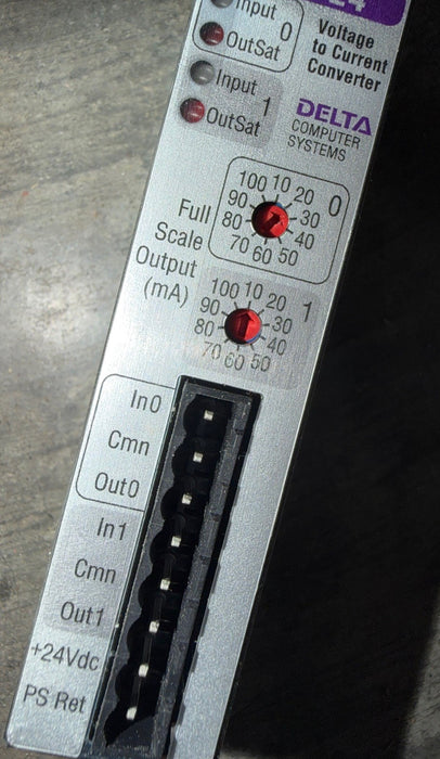 DELTA COMPUTER VC2124 / VC2124 NNB VOLTAGE TO CURRENT CONVERTER TRANSDUCER