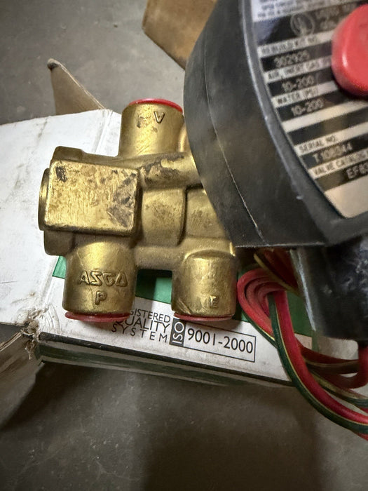 ASCO EF8321G002 NEW IN BOX 120VAC SOME DUST FROM STORAGE