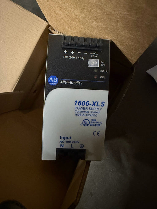 1606-XLS240EC ALLEN BRADLEY DC POWER SUPPLY VAC/VDC INPUT  24VDC OUT 10A