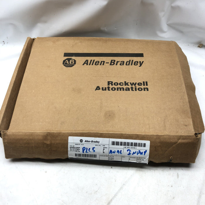 PLC-5 Analog Input Module 1771-IFE C New in Box Allen Bradley 1771-lFE/C 2008