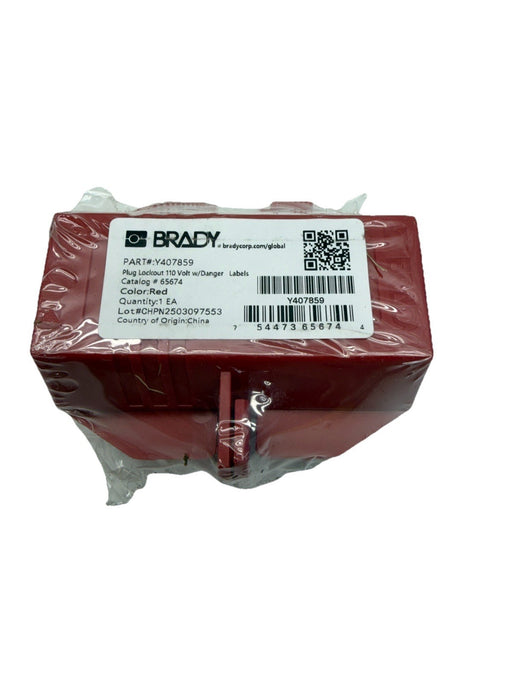 Brady Lockout Plug 65674 (Y407859) NOS