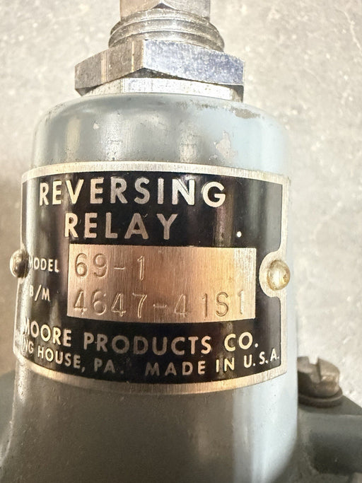 NEW MOORE 69-1 REVERSING RELAY  4647-41S1 SIEMENS