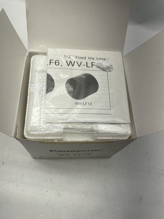 NEW PANASONIC WV-LF12 FIXED IRIS LENS NIB