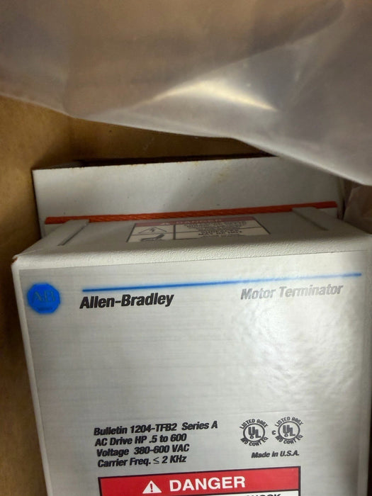 New Allen-Bradley 1204-TFB2 Free Shipping BOX IN BAD SHAPE DIRTY ETC