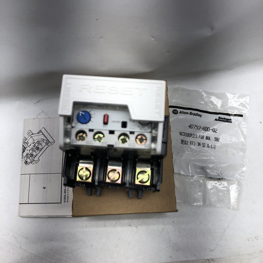 NEW OLD STOCK 592-A2CA SMP OVERLOAD RELAY .32 TO 1 AMP CURRENT RANGE