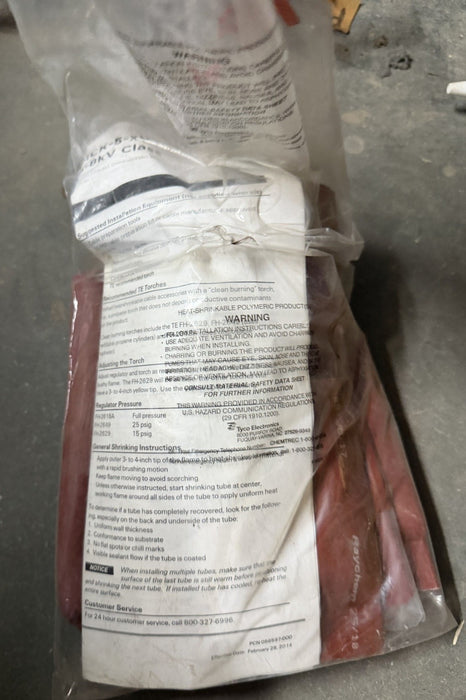 RAYCHEM 8.7KV 3 PHASE MOTOR CONNECTION KIT P/N: MCK-5-1V #8 - #2 STUB raycmck51v