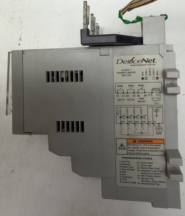 592-EC2BC  ALLEN BRADLEY E3 PLUS OVERLOAD RELAY 592EC2BC /C 3-15 Amp