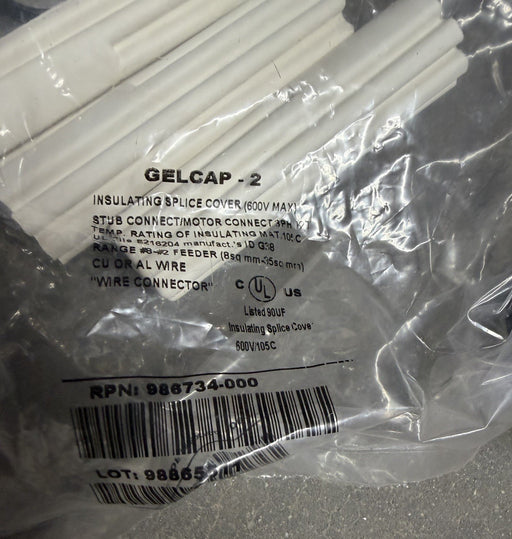 Raychem GELCAP-2 Insulating Splice Cover for 600V Cable sealed GEL CAP 2