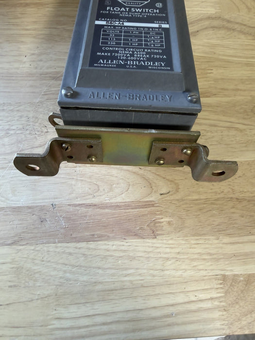 840-A4  ALLEN BRADLEY FLOAT SWITCH Sump pump Level Control Switch