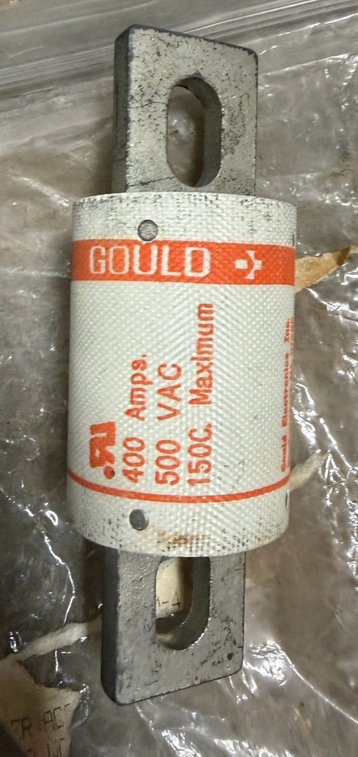 AMP TRAP Shawmut A50P400 Fuse SEMICONDUCTOR FORM 101 400 AMP 500V GOULD A50P400-