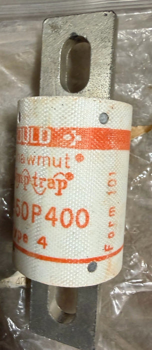 AMP TRAP Shawmut A50P400 Fuse SEMICONDUCTOR FORM 101 400 AMP 500V GOULD A50P400-