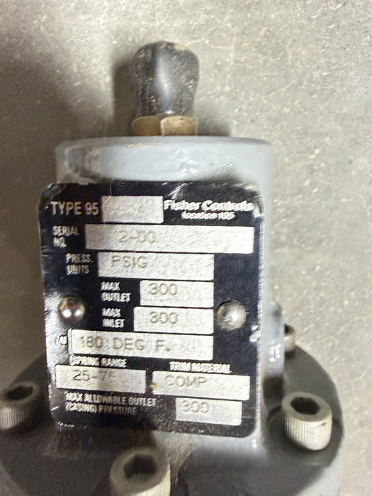 NEW Fisher Valve Type 95H-14  95 h-14 regulator cast iron gas or liquid duty NNB
