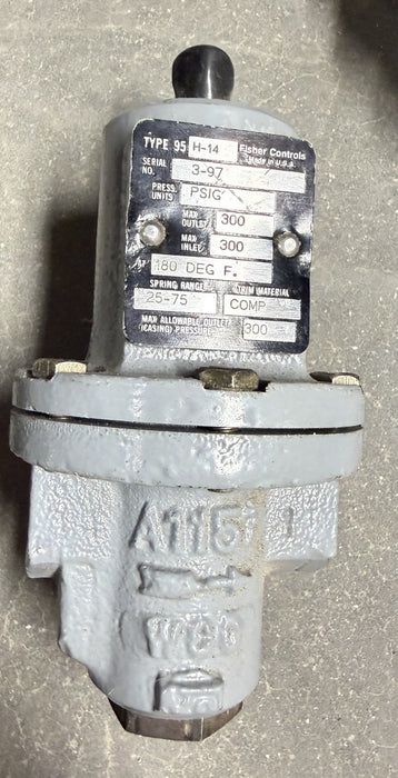 NEW Fisher Valve Type 95H-14  95 h-14 regulator cast iron gas or liquid duty NNB