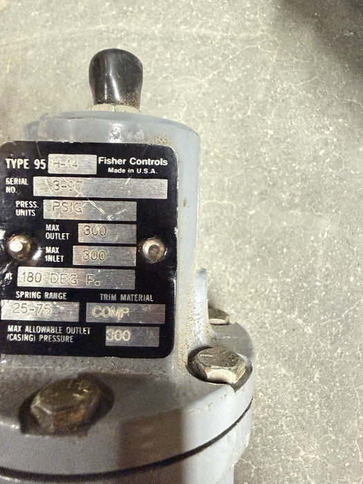 NEW Fisher Valve Type 95H-14  95 h-14 regulator cast iron gas or liquid duty NNB