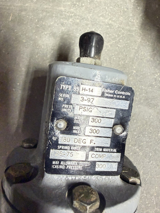 NEW Fisher Valve Type 95H-14  95 h-14 regulator cast iron gas or liquid duty NNB