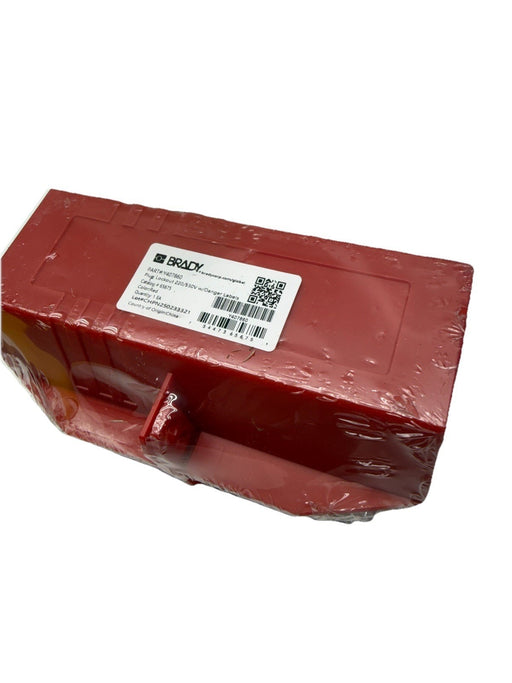 Brady Y407860 Plug Lockout With Danger Labels 220/550V