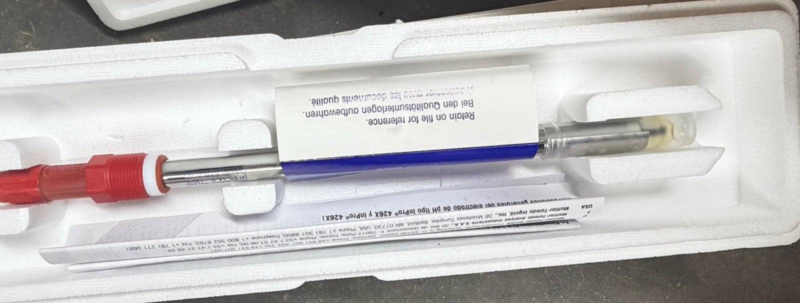 NEW Mettler Toledo 52005382 PH Probe InPro4260i/SG/225 InPro 52460I PH SENSOR