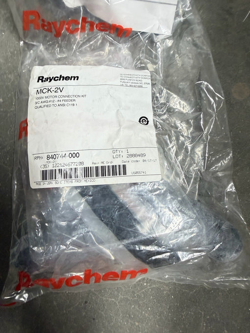 RAYCHEM 1000v 3 PHASE MOTOR CONNECTION KIT P/N MCK-2V #12-4AWG 840744-000